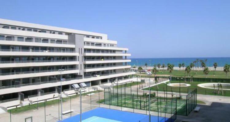 Apartamento Lujo, Primera Linea Playa, Garaje, Wifi, Piscina Climatizada Roquetas de Mar Exterior photo