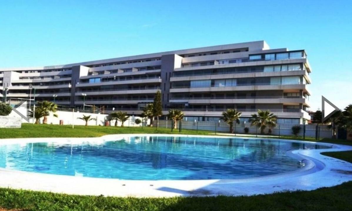 Apartamento Lujo, Primera Linea Playa, Garaje, Wifi, Piscina Climatizada Roquetas de Mar Exterior photo